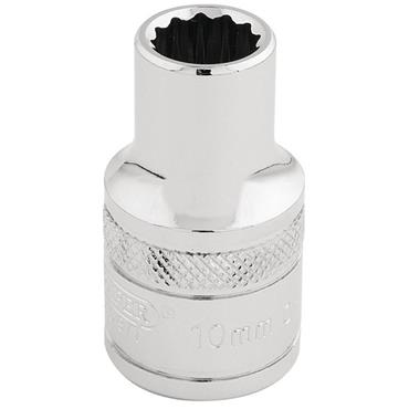 Draper 10mm Socket 1/2"dr Bihex Chrome