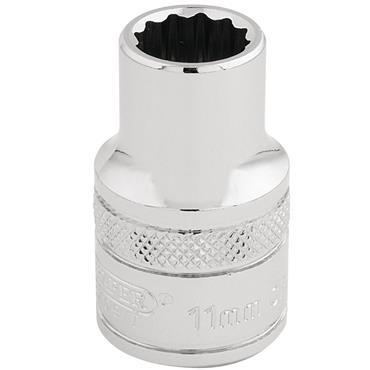Draper Socket 11mm 1/2" Drive Bihex