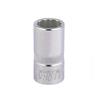 DRAPER 15MM SOCKET 1/2"DR BIHEX CHROME