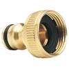 DRAPER TAP CONNECTOR -BRASS 3/4" BSP 1/2" HOSE