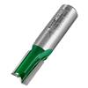 Trend 3/8X1/4TC Two-Flute Straight Router Cutter ? 12mm Diameter 19mm Cutting Length 1/4" Shank