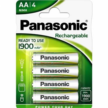 RECHARGEABLE BATTERIES (PK 4) LR6/HP7 AA