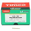 TIMCO C2 Strong-Fix Multi-Purpose Screws 4.0 ? 50mm PZ2 ? Box of 1000
