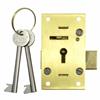 UNION 4146 Straight Cupboard Lock 63.5mm (2?") ? Polished Brass