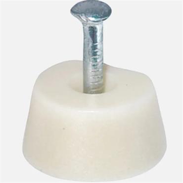 SHELF STUD WHITE NAIL IN 14MM DIA -19MM NAIL