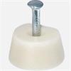 SHELF STUD WHITE NAIL IN 14MM DIA -19MM NAIL