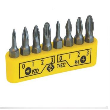 CK SCREWDRIVER BIT SET PH0-3 & PZ0-3 (8 PC)
