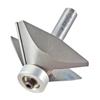 Trend 46/380X1/2TC Bearing Guided 45? Chamfer Router Cutter ? 76mm Diameter 1/2" Shank