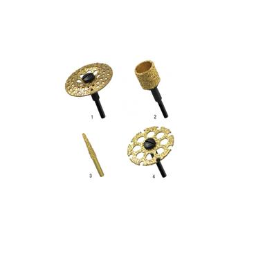 DURA-GRIT 4 PIECE SET ROTARY TOOL