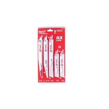 Milwaukee Sawzall Blade Set 1 - 5 Pc