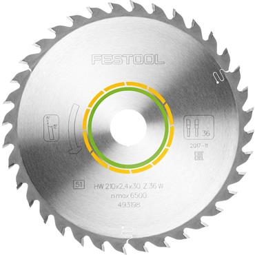 FESTOOL SAW BLADE UNIVERSAL 210x2.4x30MM W36