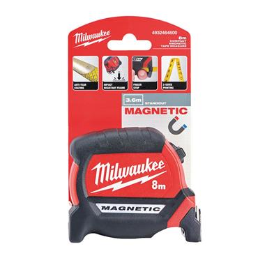 MILWAUKEE MAGNETIC TAPE MEASURE 8M