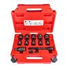 MILWAUKEE IMPACT SOCKET SET 13PCSET SHOCKWAVE1/2"