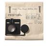 FESTOOL FILTER BAGS FIS-CT22 PK 20