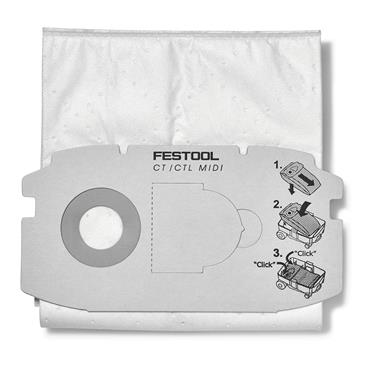FESTOOL FILTER BAGS FIS-CTL MIDI (PK 5 pre 2018