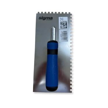 Sigma Stainless Trowel 6mm X 6mm Teeth