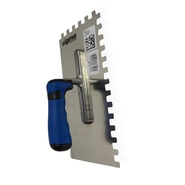 SIGMA STAINLESS TROWEL 10MM X 10MM TEETH