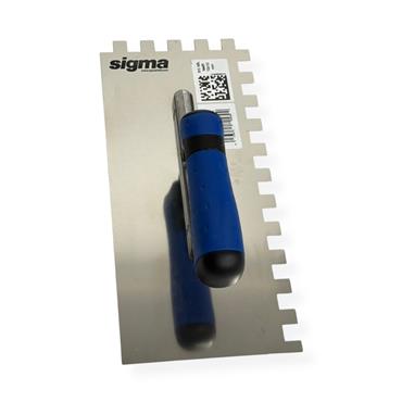 SIGMA STAINLESS TROWEL 10MM X 10MM TEETH