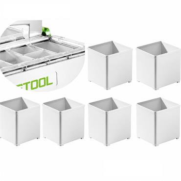 FESTOOL SYSTAINER INSERT 60X60X71 PK OF 6