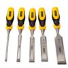 STANLEY DYNAGRIP CHISEL SET (5 PC) c/w ACCESSORIES