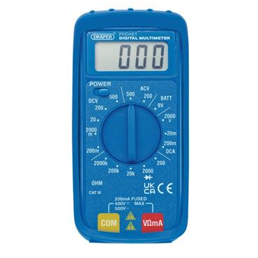 DRAPER DIGITAL MULTIMETER 13 FUNCTION