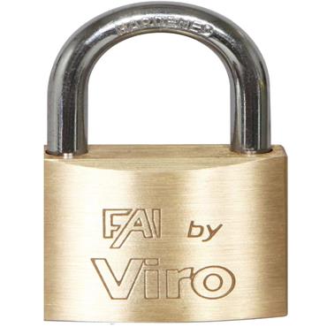 Fai By Viro Brass Padlock 20mm Blister