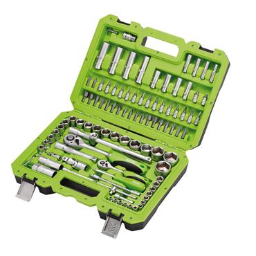 DRAPER SOCKET SET 100 PIECE 1/4 + 1/2" DRIVE