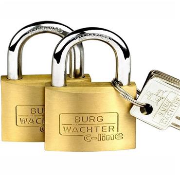 BURG PADLOCK 30MM KEYED ALIKE SUITE 3