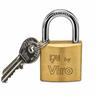 FAI BY VIRO BRASS PADLOCK 50MM BLISTER