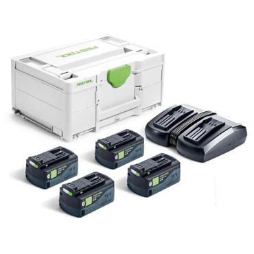 FESTOOL ENERGY SET 4X 4.0  BATTS1  TCL6DUO CHARG