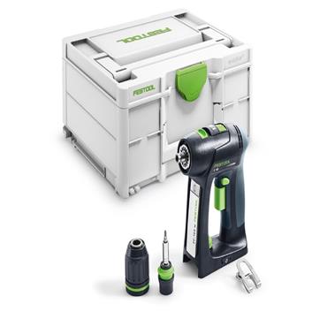 FESTOOL  DRILL C18 BARE UNIT IN SYSTAINER