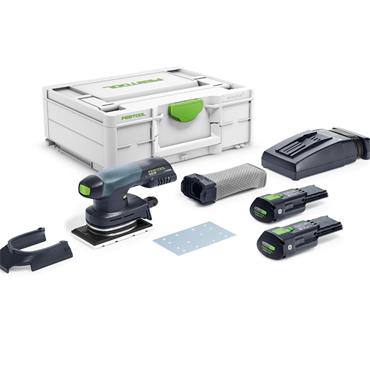 FESTOOL SANDER  18v 2 BATTERIES & CHARGER