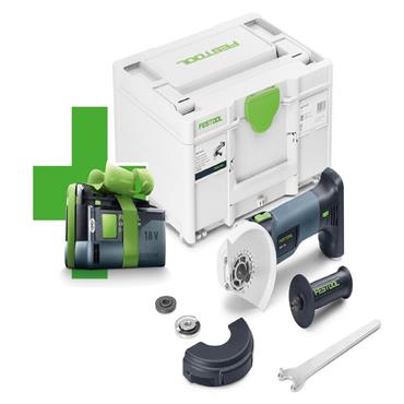 FESTOOL ANGLE GRINDER 125MM 18V BARE UNIT AGC18125