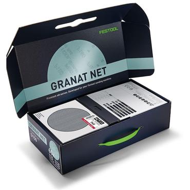 Festool 578650 Granat Net Mesh Sanding Discs ? 150mm Diameter P60 Grit Pack of 10