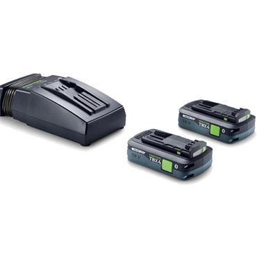 FESTOOL BATTERY PACK 2 X 4AH AND RAPID CHARGER