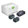 FESTOOL ENERGY SET 2 8AH  BATTS1  SCA 16 CHARGER