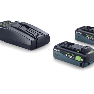 Festool Battery Pack 2 X 8ah And Rapid Charger