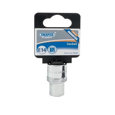 DRAPER SOCKET 1/2" SQ E14