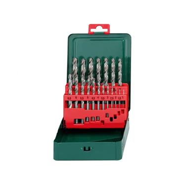 METABO DRILL BIT SET 1 - 13MM 25 PIECE HSS GROUND