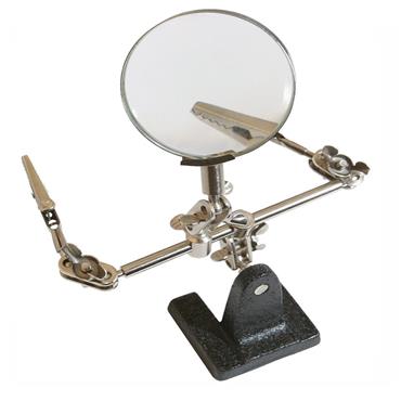 SILVERLINE WORK CLAMP WITH MAGNIFIER
