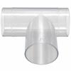 Charnwood 63T Clear PVC T-Branch Connector ? 3 ? 63mm Outlets