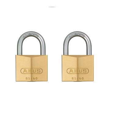 ABUS PADLOCKS 5/10 BRASS 22 x 22.5MM GAP (PK 2)