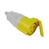 SILVERLINE  TRAILING SOCKET 110 VOLT 32A YELLOW