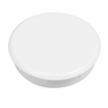 BLANK COVER FOR HINGE HOLE WHITE 35MM