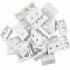 MVI Hazel White Triangular Rigid Joint Knockdown Fitting 20 ? 20 ? 45mm