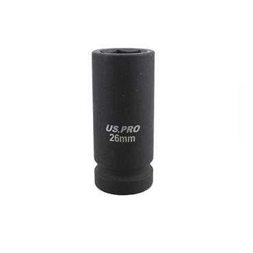 AIR IMPACT - IMPACT SOCKET 3/4"DR LONG 26MM