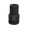 AIR IMPACT SOCKET 1"DR LONG 24MM