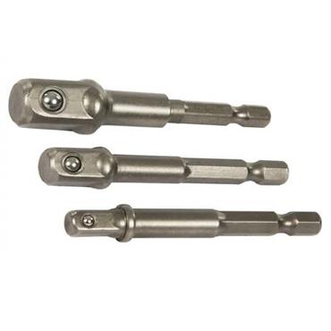 SILVERLINE SOCKET ADAPTOR  SET 1/4" HEX