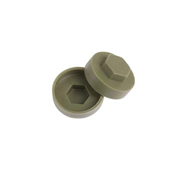 MAK-PAK COLOUR CAP OLIVE GREEN HEX 8 x 19MM