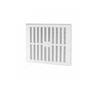 MAP VENT HIT & MISS 9X9" WHITE PLASTIC